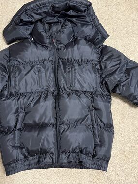 Men’s Black Puffer Jacket NOIZ sz XL